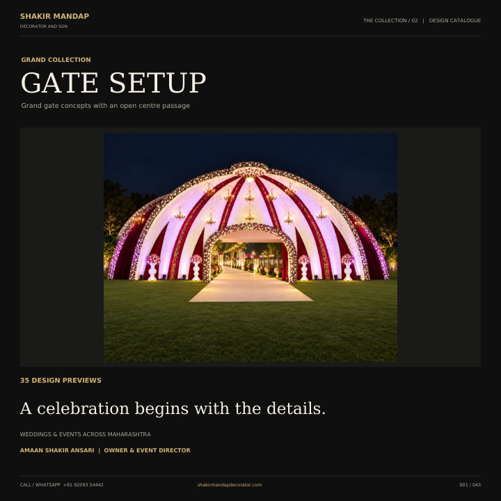 Gate Setup catalogue cover